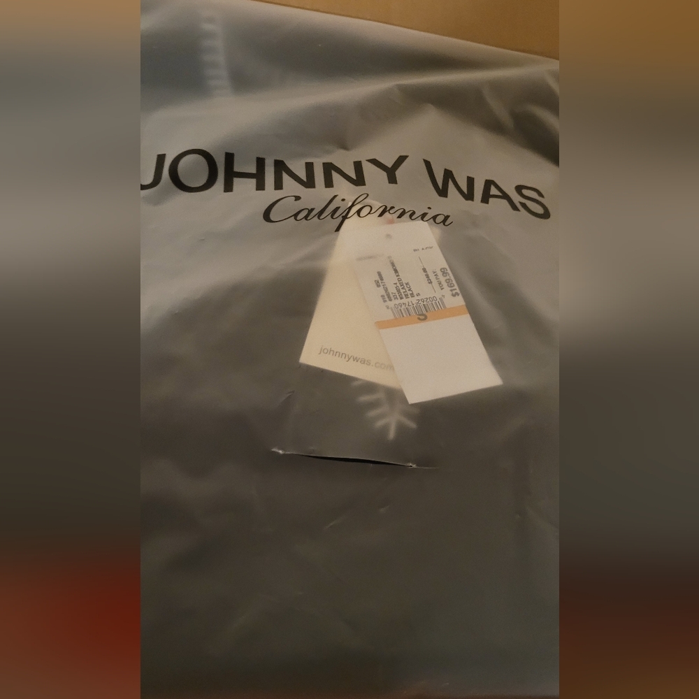 Johnny Was Relaxed Kimono Sleeve Linen Blend Dress with Embroidery NWT - Picture 3 of 9